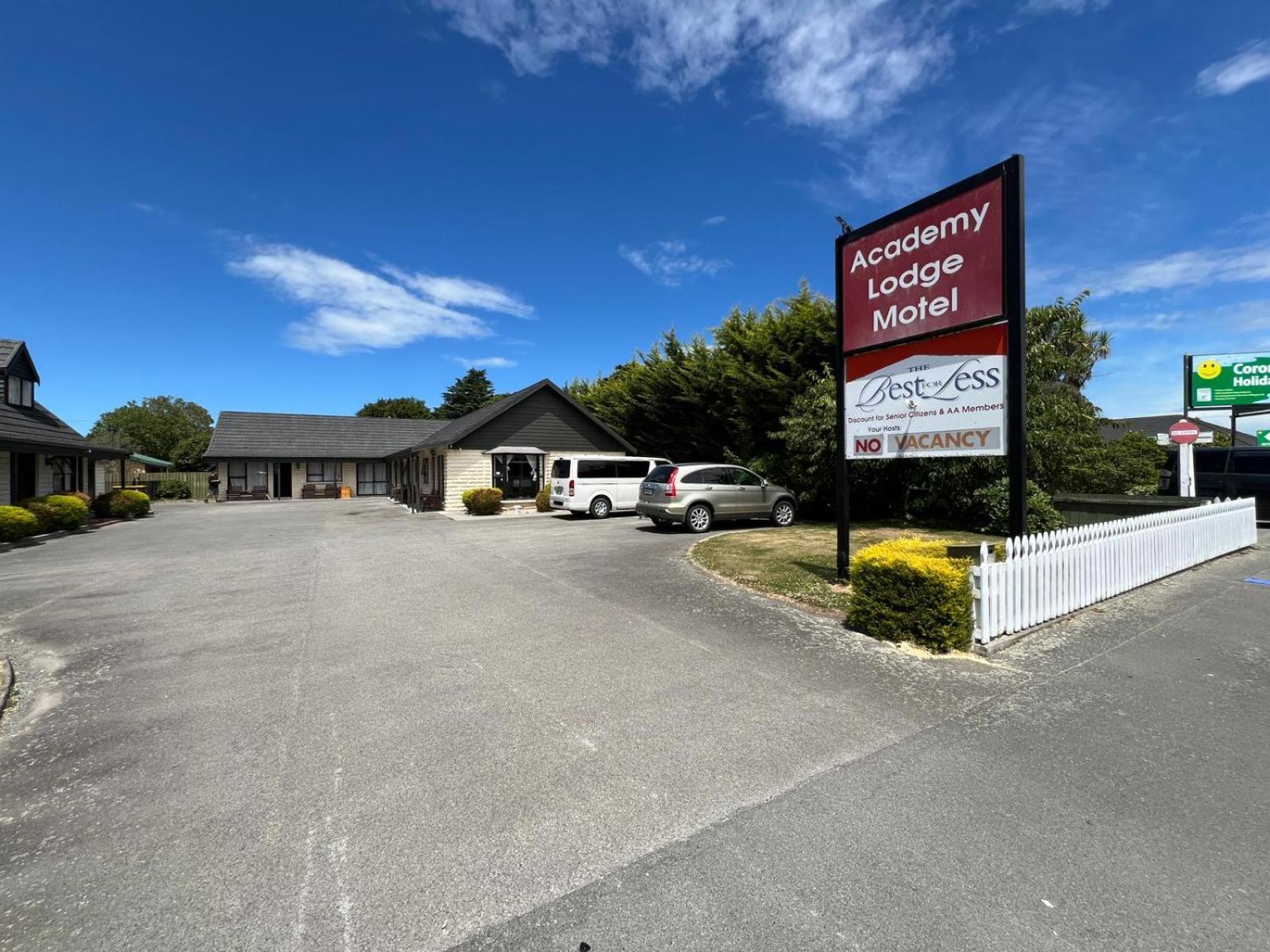 Academy Lodge Motel Ashburton Exterior foto